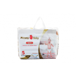 Трусики-подгузники детские одноразовые Mommy Baby (размер 5), 12-19 кг, 40 шт.